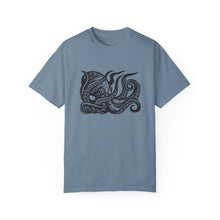 Load image into Gallery viewer, Octopus Linocut Graphic T-shirt - Octopus Graphic Tee - Octopus Shirt - Unisex Garment-Dyed T-shirt