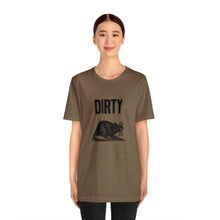 Load image into Gallery viewer, Dirty Rat Linocut Graphic Unisex Jersey Short Sleeve Tee