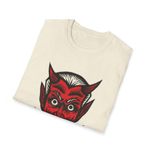 Load image into Gallery viewer, Red Devil on Unisex Softstyle T-Shirt - Print on Demand