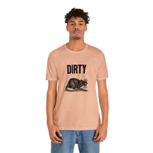 Load image into Gallery viewer, Dirty Rat Linocut Graphic Unisex Jersey Short Sleeve Tee