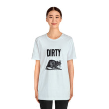 Load image into Gallery viewer, Dirty Rat Linocut Graphic Unisex Jersey Short Sleeve Tee
