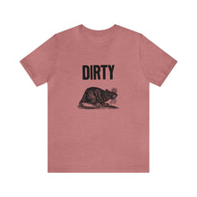 Load image into Gallery viewer, Dirty Rat Linocut Graphic Unisex Jersey Short Sleeve Tee