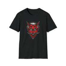 Load image into Gallery viewer, Red Devil on Unisex Softstyle T-Shirt - Print on Demand