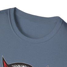 Load image into Gallery viewer, Red Devil on Unisex Softstyle T-Shirt - Print on Demand