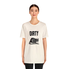 Load image into Gallery viewer, Dirty Rat Linocut Graphic Unisex Jersey Short Sleeve Tee