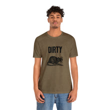 Load image into Gallery viewer, Dirty Rat Linocut Graphic Unisex Jersey Short Sleeve Tee