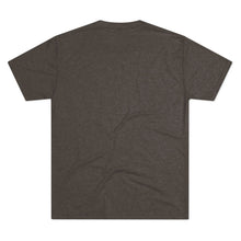 Load image into Gallery viewer, Perched Raven Linocut Graphic T-shirt - Bird T-shirt - Unisex Tri-Blend Tee - Bird Art T-shirt - Crow T-shirt