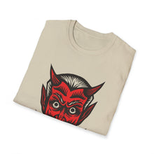 Load image into Gallery viewer, Red Devil on Unisex Softstyle T-Shirt - Print on Demand