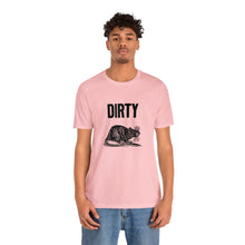 Load image into Gallery viewer, Dirty Rat Linocut Graphic Unisex Jersey Short Sleeve Tee