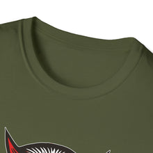 Load image into Gallery viewer, Red Devil on Unisex Softstyle T-Shirt - Print on Demand