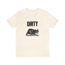 Load image into Gallery viewer, Dirty Rat Linocut Graphic Unisex Jersey Short Sleeve Tee