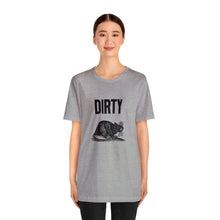 Load image into Gallery viewer, Dirty Rat Linocut Graphic Unisex Jersey Short Sleeve Tee