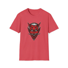 Load image into Gallery viewer, Red Devil on Unisex Softstyle T-Shirt - Print on Demand
