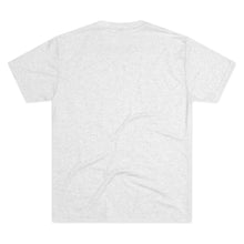 Load image into Gallery viewer, Perched Raven Linocut Graphic T-shirt - Bird T-shirt - Unisex Tri-Blend Tee - Bird Art T-shirt - Crow T-shirt