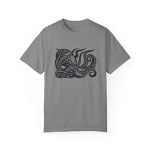 Load image into Gallery viewer, Octopus Linocut Graphic T-shirt - Octopus Graphic Tee - Octopus Shirt - Unisex Garment-Dyed T-shirt