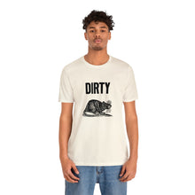 Load image into Gallery viewer, Dirty Rat Linocut Graphic Unisex Jersey Short Sleeve Tee