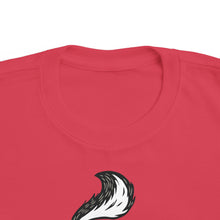 Load image into Gallery viewer, Skunk Toddler's Fine Jersey Tee - Toddler T-shirt - Kid Tees - Stinker Skunk Tee - Print on Demand