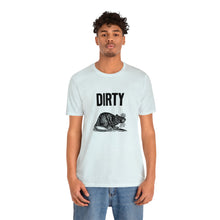 Load image into Gallery viewer, Dirty Rat Linocut Graphic Unisex Jersey Short Sleeve Tee
