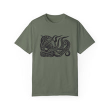 Load image into Gallery viewer, Octopus Linocut Graphic T-shirt - Octopus Graphic Tee - Octopus Shirt - Unisex Garment-Dyed T-shirt