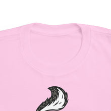 Load image into Gallery viewer, Skunk Toddler's Fine Jersey Tee - Toddler T-shirt - Kid Tees - Stinker Skunk Tee - Print on Demand