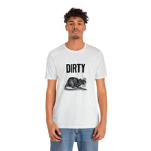 Load image into Gallery viewer, Dirty Rat Linocut Graphic Unisex Jersey Short Sleeve Tee