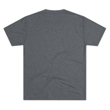 Load image into Gallery viewer, Perched Raven Linocut Graphic T-shirt - Bird T-shirt - Unisex Tri-Blend Tee - Bird Art T-shirt - Crow T-shirt
