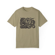 Load image into Gallery viewer, Octopus Linocut Graphic T-shirt - Octopus Graphic Tee - Octopus Shirt - Unisex Garment-Dyed T-shirt