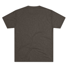 Load image into Gallery viewer, Perched Raven Linocut Graphic T-shirt - Bird T-shirt - Unisex Tri-Blend Tee - Bird Art T-shirt - Crow T-shirt