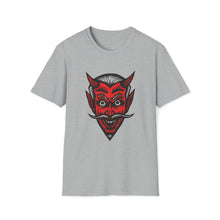 Load image into Gallery viewer, Red Devil on Unisex Softstyle T-Shirt - Print on Demand