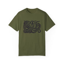 Load image into Gallery viewer, Octopus Linocut Graphic T-shirt - Octopus Graphic Tee - Octopus Shirt - Unisex Garment-Dyed T-shirt