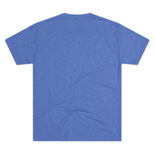Load image into Gallery viewer, Perched Raven Linocut Graphic T-shirt - Bird T-shirt - Unisex Tri-Blend Tee - Bird Art T-shirt - Crow T-shirt