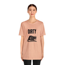 Load image into Gallery viewer, Dirty Rat Linocut Graphic Unisex Jersey Short Sleeve Tee