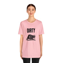 Load image into Gallery viewer, Dirty Rat Linocut Graphic Unisex Jersey Short Sleeve Tee
