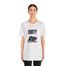 Load image into Gallery viewer, Dirty Rat Linocut Graphic Unisex Jersey Short Sleeve Tee