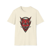 Load image into Gallery viewer, Red Devil on Unisex Softstyle T-Shirt - Print on Demand