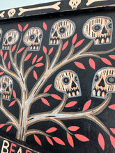 Load image into Gallery viewer, A Bad Tree Bears Bad Fruit Original Carved Wood Painting