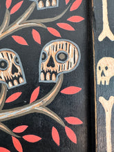 Load image into Gallery viewer, A Bad Tree Bears Bad Fruit Original Carved Wood Painting