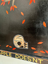 Load image into Gallery viewer, The Apple Doesn't Fall Far from the Tree - Original Carved Wood Painting