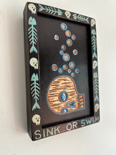 Load image into Gallery viewer, Sink or Swim: Original Skull Wall Art