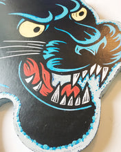 Load image into Gallery viewer, Large Black Panther Cutout - Tattoo Style Artwork - Retro Home Decor - Pop Art Home Decor