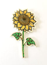 Load image into Gallery viewer, Sunflower Cutout Mixed Media Wall Art