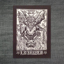 Load image into Gallery viewer, Punk Patch - Devil Tarot Patch - Sew On Patch - Jacket Patch - Patches - Occult Patch - Metal Patch - Goth Patch - Satanic Patch