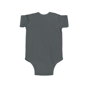 Little Raven Baby Onesie - Bird Linocut Baby Bodysuit - Infant Fine Jersey Bodysuit