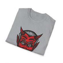 Load image into Gallery viewer, Red Devil on Unisex Softstyle T-Shirt - Print on Demand