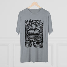 Load image into Gallery viewer, Take a Hike T-shirt - Made to Order - Unisex Tri-Blend Crew Tee - Hiker Gift - Hiking T-shirt - Nature Lover T-shirt - Outdoorsy Tee