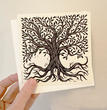 Load image into Gallery viewer, Square Ornate Tree Print