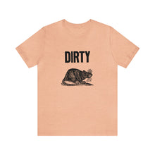 Load image into Gallery viewer, Dirty Rat Linocut Graphic Unisex Jersey Short Sleeve Tee