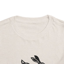 Load image into Gallery viewer, Leaping Rabbit Linocut Graphic Toddler Short Sleeve Tee