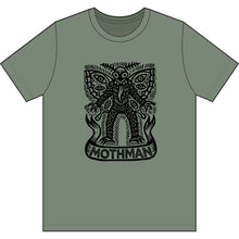Load image into Gallery viewer, Mothman Unisex Heather CVC Short Sleeve Tee - Print on Demand Direct to Garment T-shirt