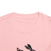 Load image into Gallery viewer, Leaping Rabbit Linocut Graphic Toddler Short Sleeve Tee